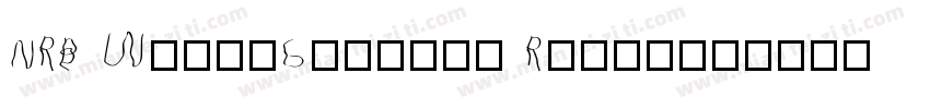 NRB WelshGillian Roman字体转换
